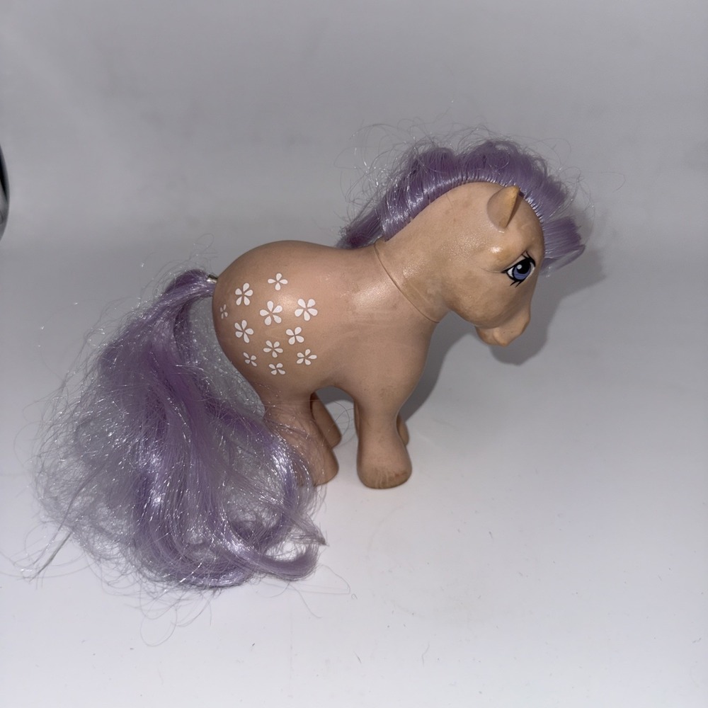 VTG 1982 My Little Pony G1 Blossom MLP Flat Foot FF Hong Kong Vintage